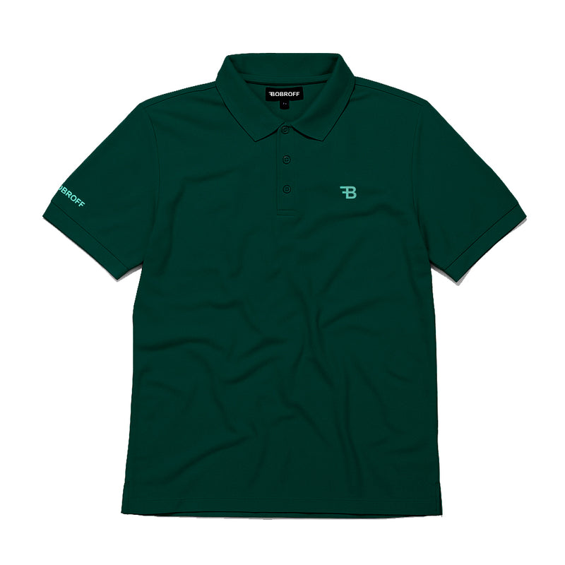 BOBROFF POLO-GREEN-XL