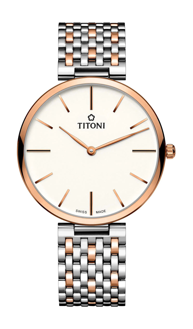 TITONI TQ52718SRG606