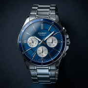 CASIO MTP1374D2A3VD – Klassische Herrenuhr aus Edelstahl