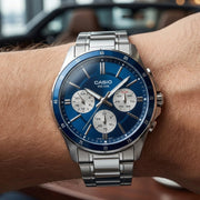 CASIO MTP1374D2A3VD – Klassische Herrenuhr aus Edelstahl