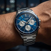 CASIO MTP1374D2A3VD – Klassische Herrenuhr aus Edelstahl