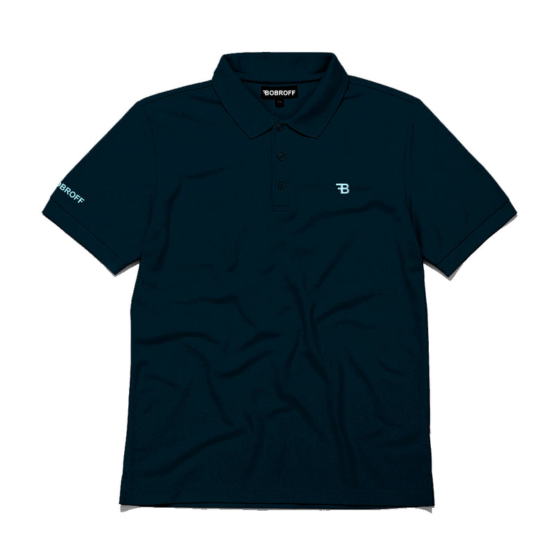 BOBROFF POLO-NAVY-M
