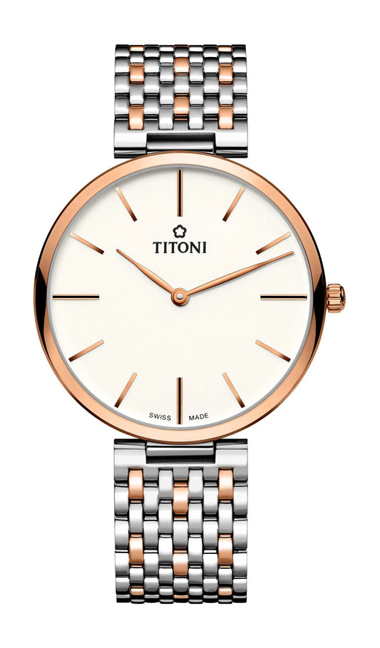 TITONI TQ52718SRG606